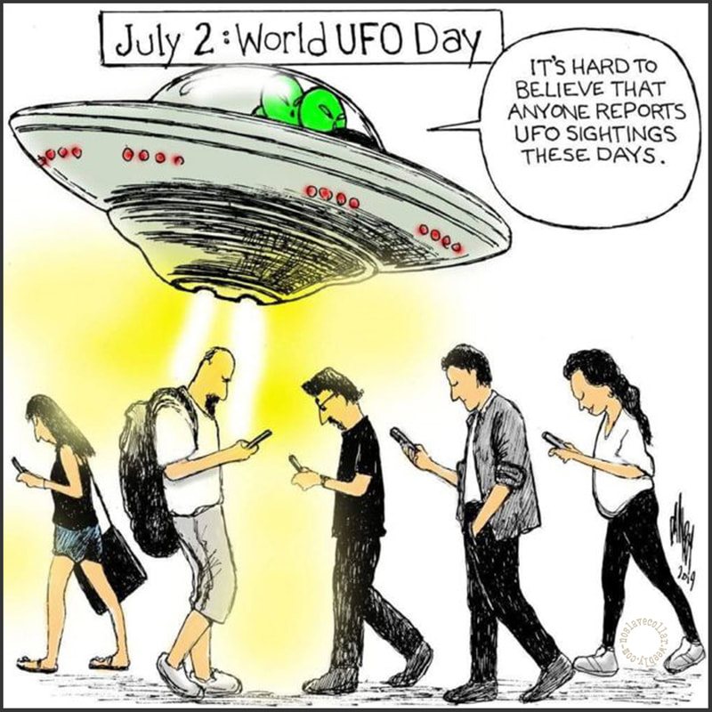 2 juillet, Journée mondiale des OVNIs -Difficile de croire que quiconque puisse rapporter des observations d'OVNIs de nos jours.