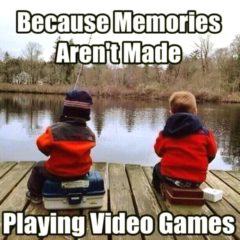 Parce que les souvenirs ne se créent pas en jouant à des jeux vidéo