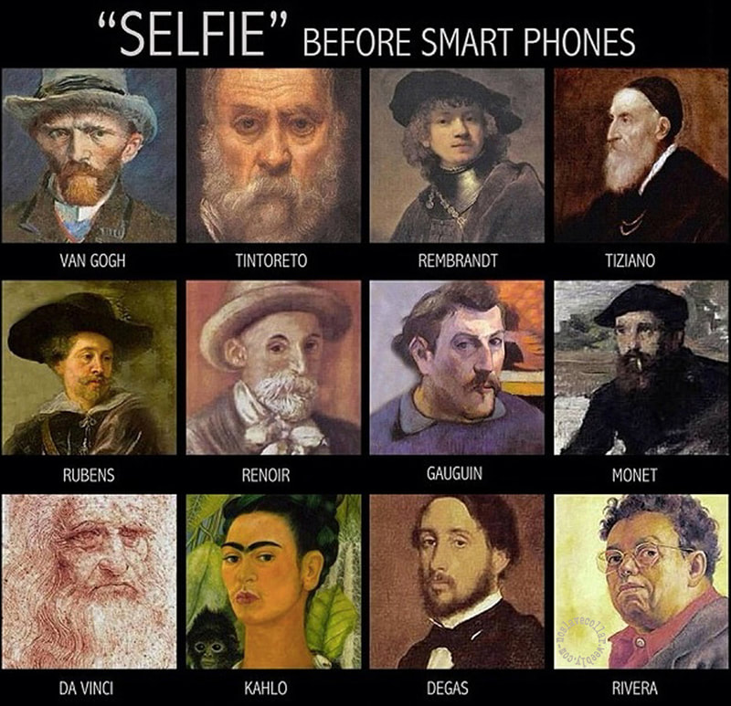 Les "selfies" avant les smart phones