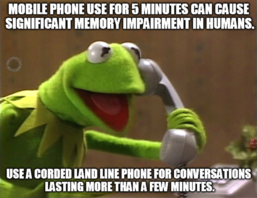 L'utilisation d'un téléphone portable pendant 5 minutes peut entraîner des troubles importants de la mémoire chez l'homme. Utilisez un téléphone fixe filaire pour les conversations de plus de quelques minutes.