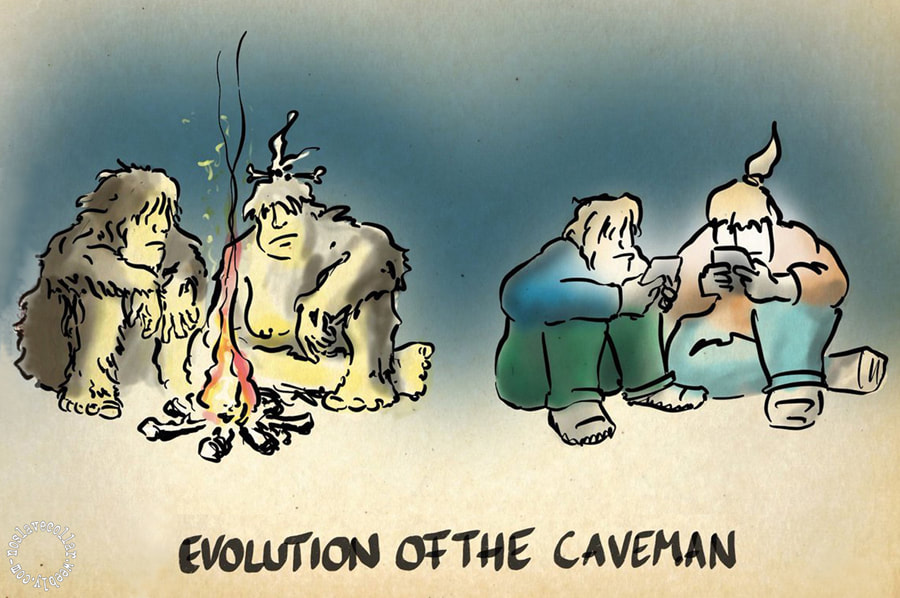 L'évolution de l'homme des cavernes