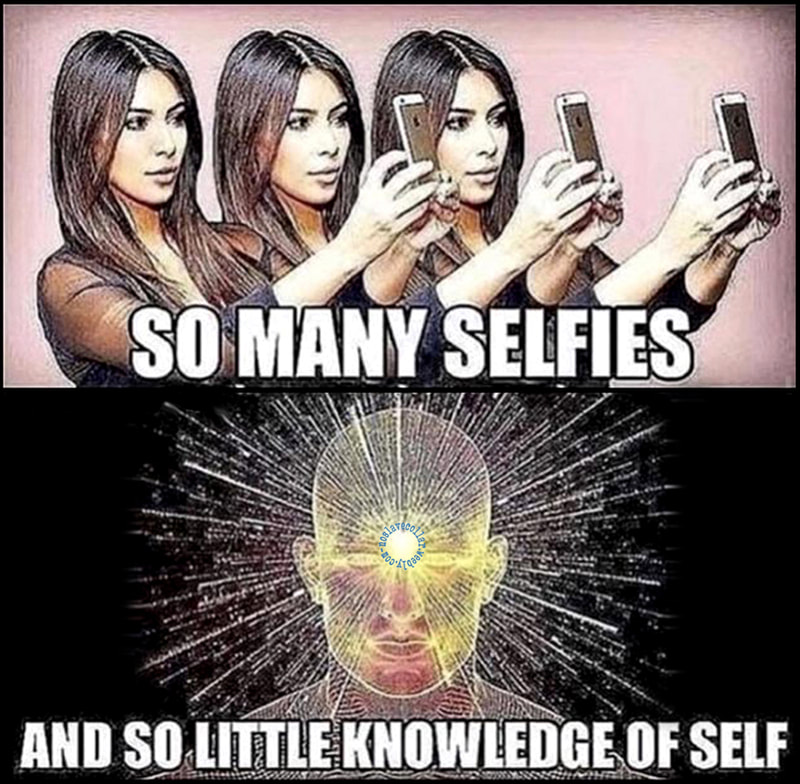 Tant de selfies et si peu de connaissance de soi-même!