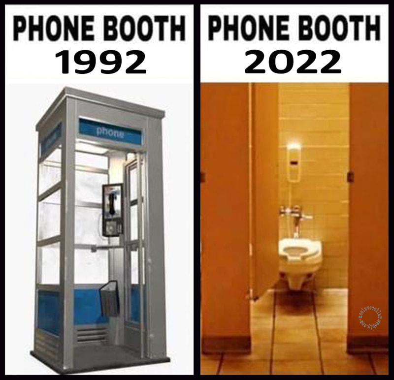 Cabines téléphoniques 1992 - 2022