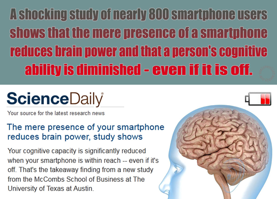 Selon une étude, la simple présence de votre smartphone réduit la puissance du cerveau.