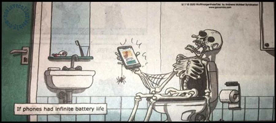 Si la durée de vie de la batterie des téléphones était infinie...