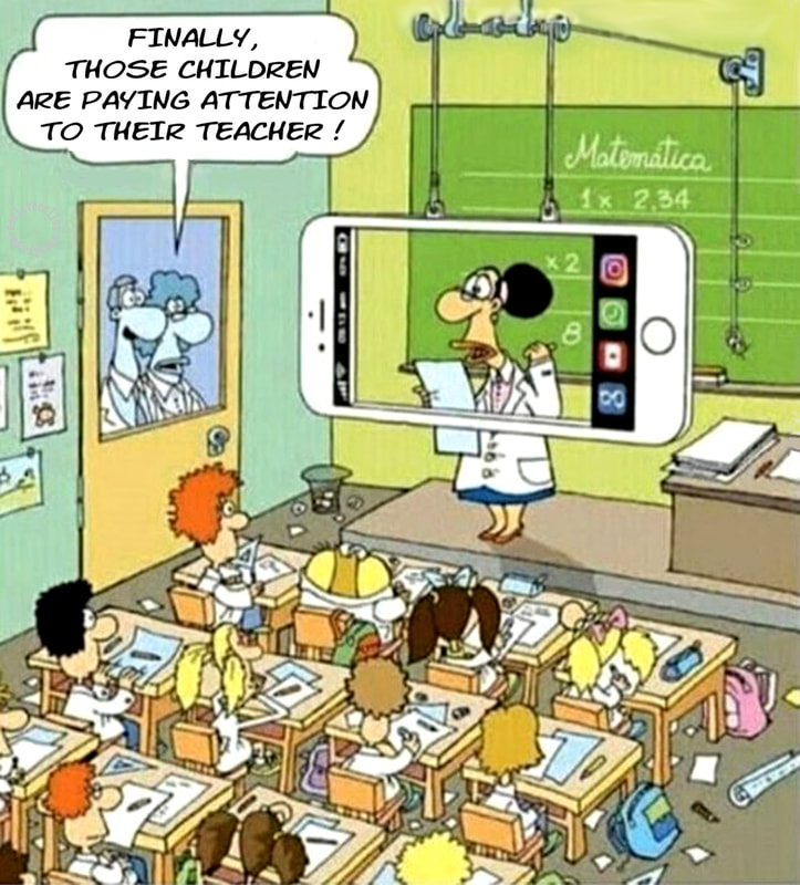 Enfin, ces enfants écoutent leur professeur!