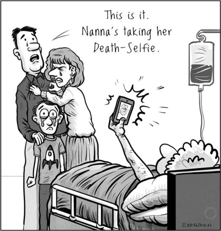 Ça y est, Nanna prend son selfie de mort.