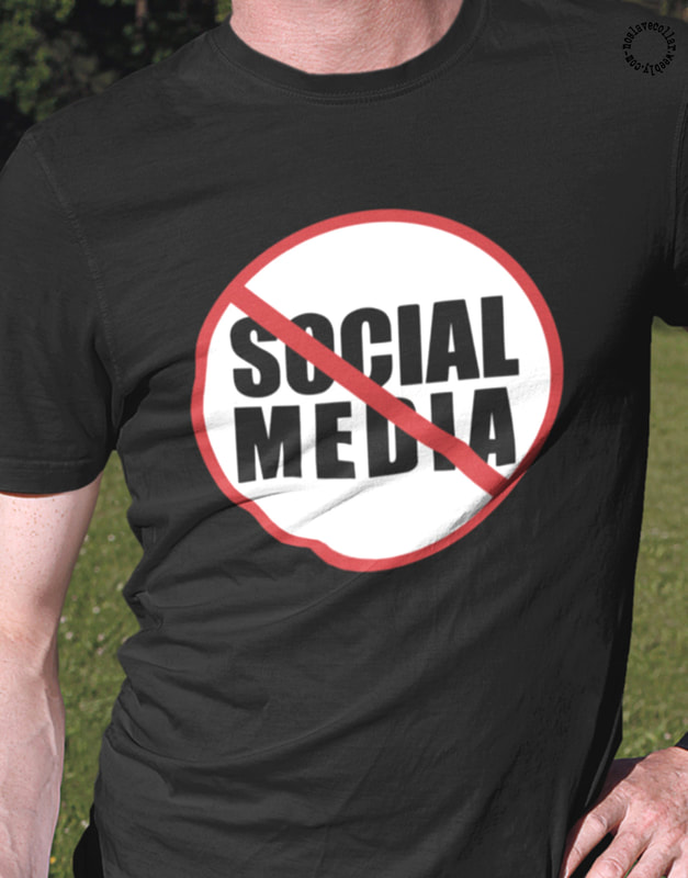 T-shirt anti-réseaux sociaux