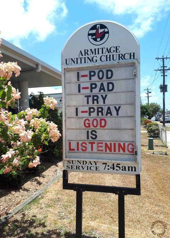 I-Pod, I-Pad, essayez I-Pray ("Je Prie"), Dieu vous écoute.