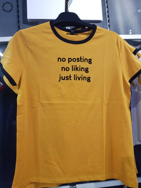 T-shirt jaune: "On ne publie pas, on n'apprécie pas, on vit tout simplement"